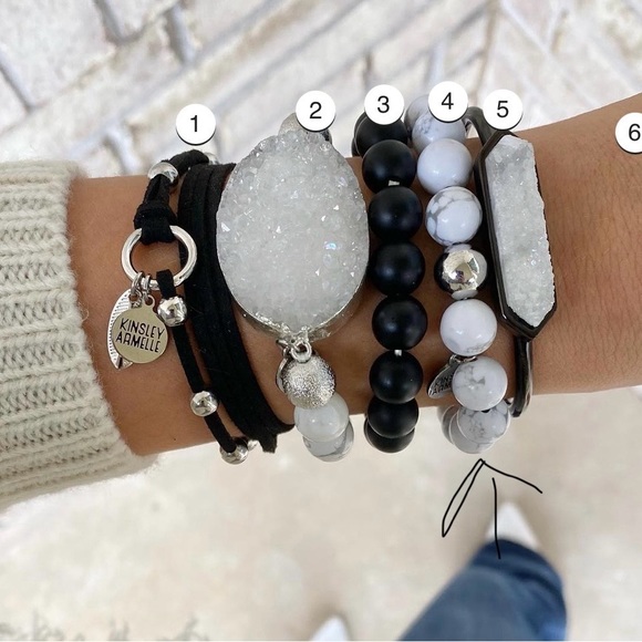 New Kinsley Collection Eternity Collection - Silver Pepper Bracelet (S/M) - Picture 5 of 5